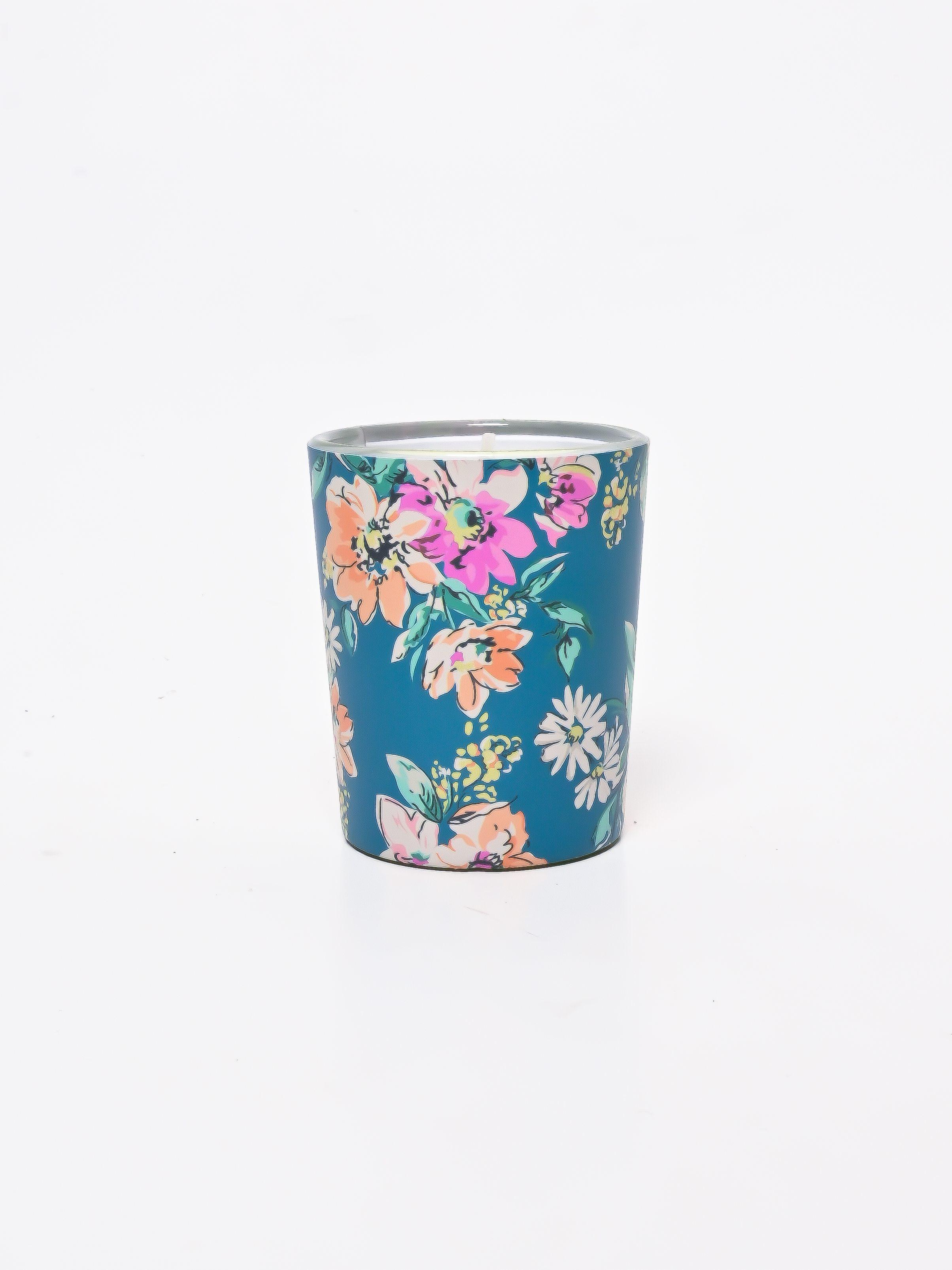 Floriana Emerald Blue Candle Set