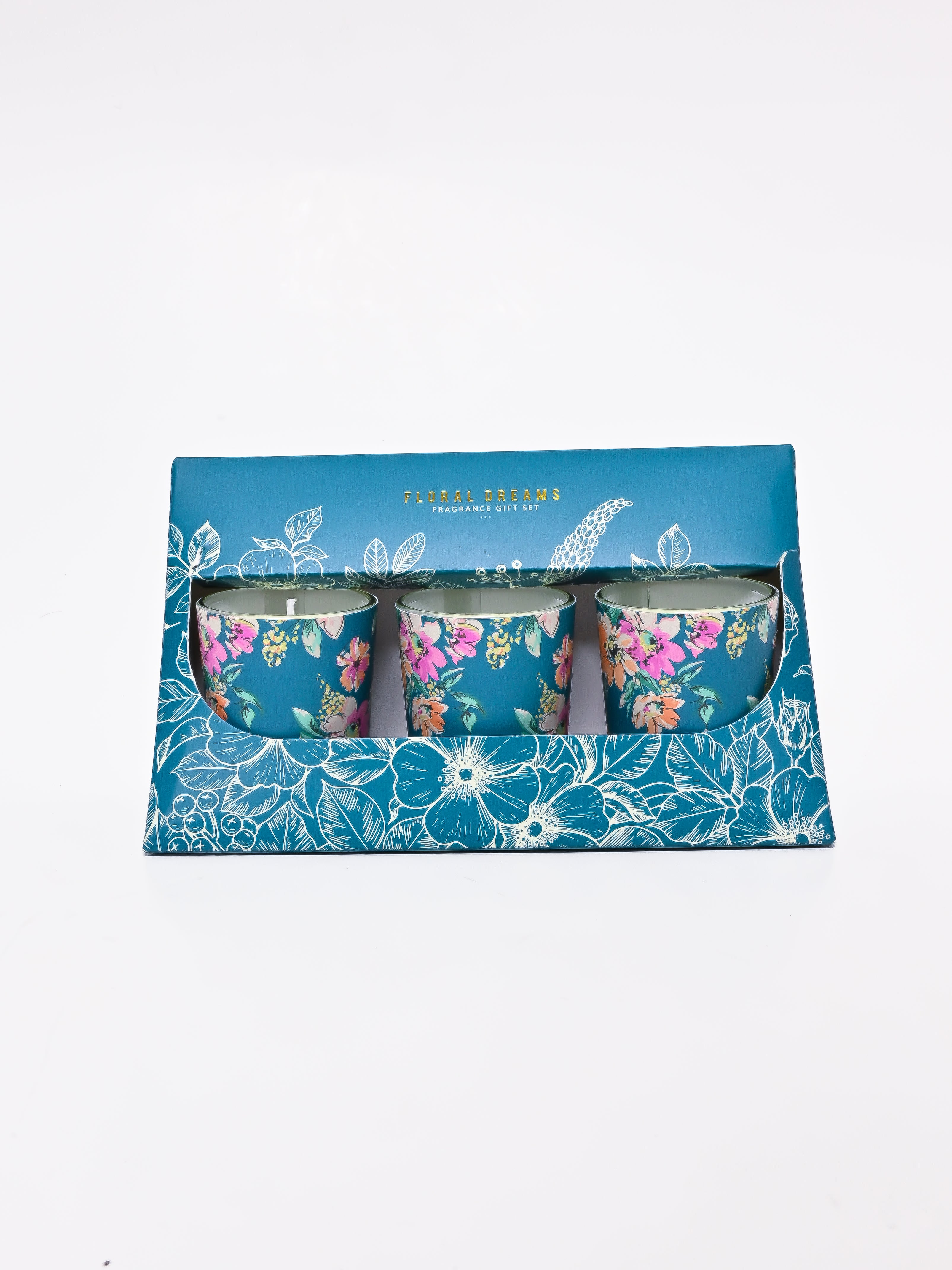 Floriana – Emerald Blue Luxury Candle Gift Set