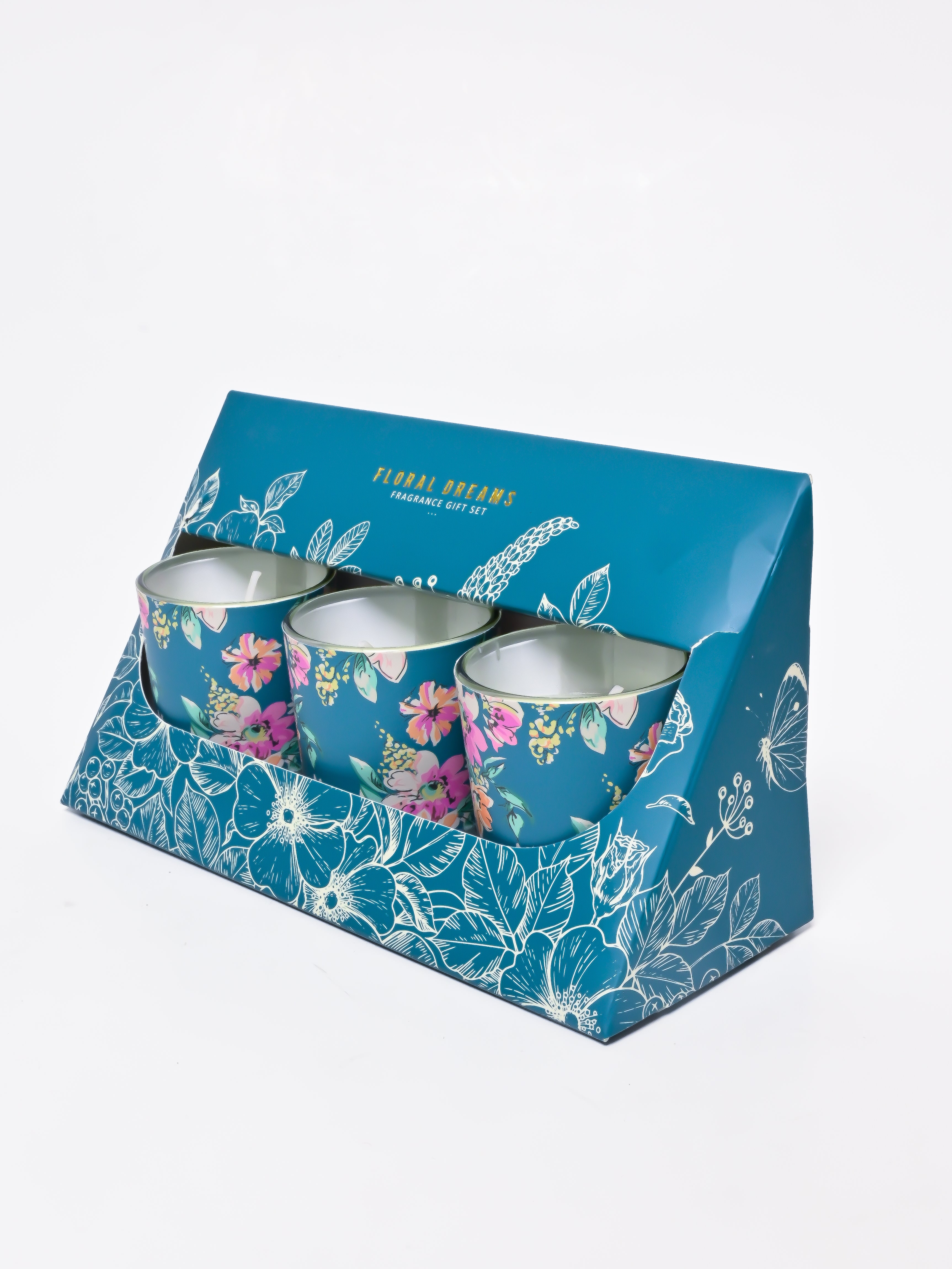 Floriana – Emerald Blue Luxury Candle Gift Set