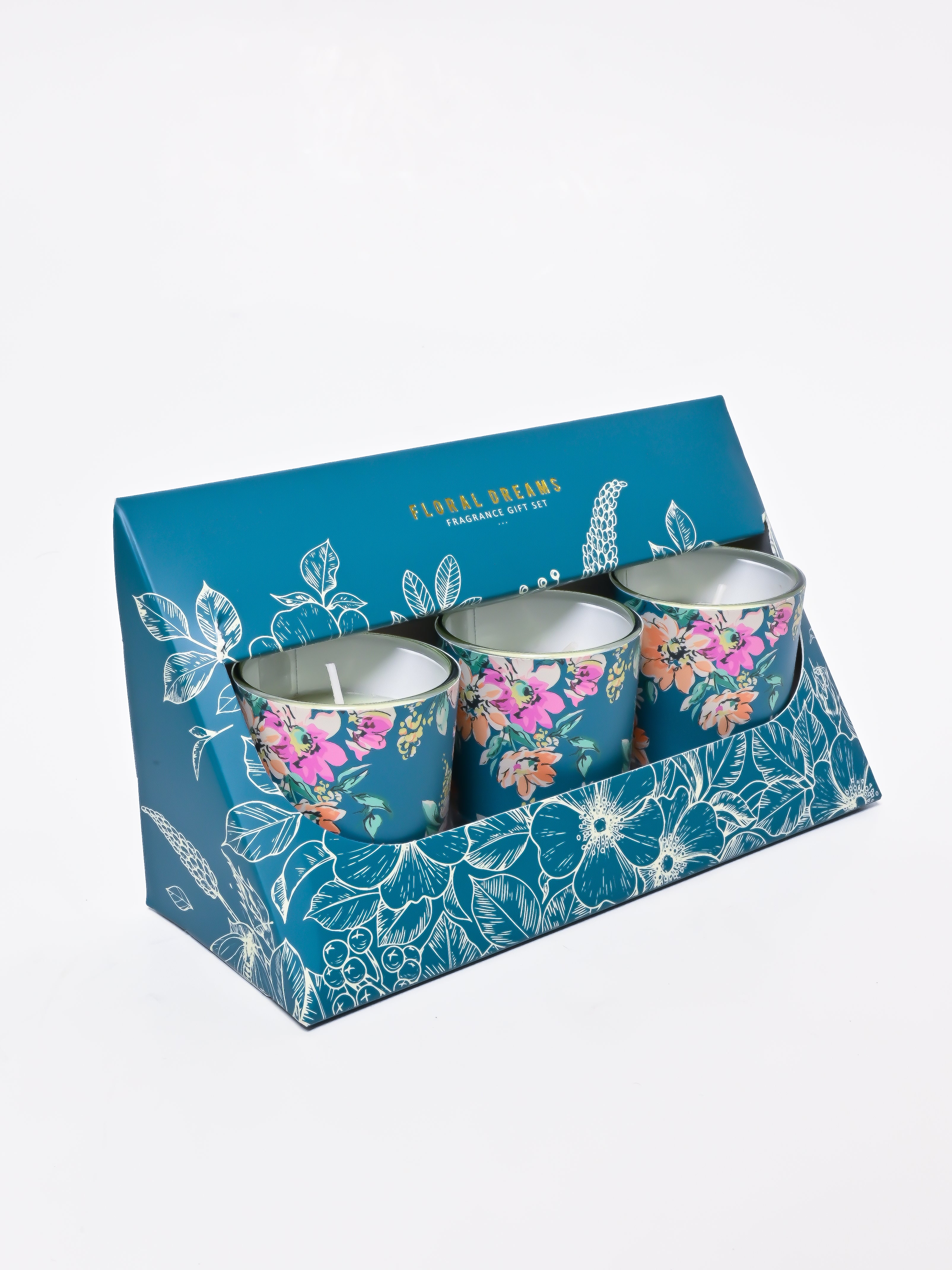 Floriana – Emerald Blue Luxury Candle Gift Set