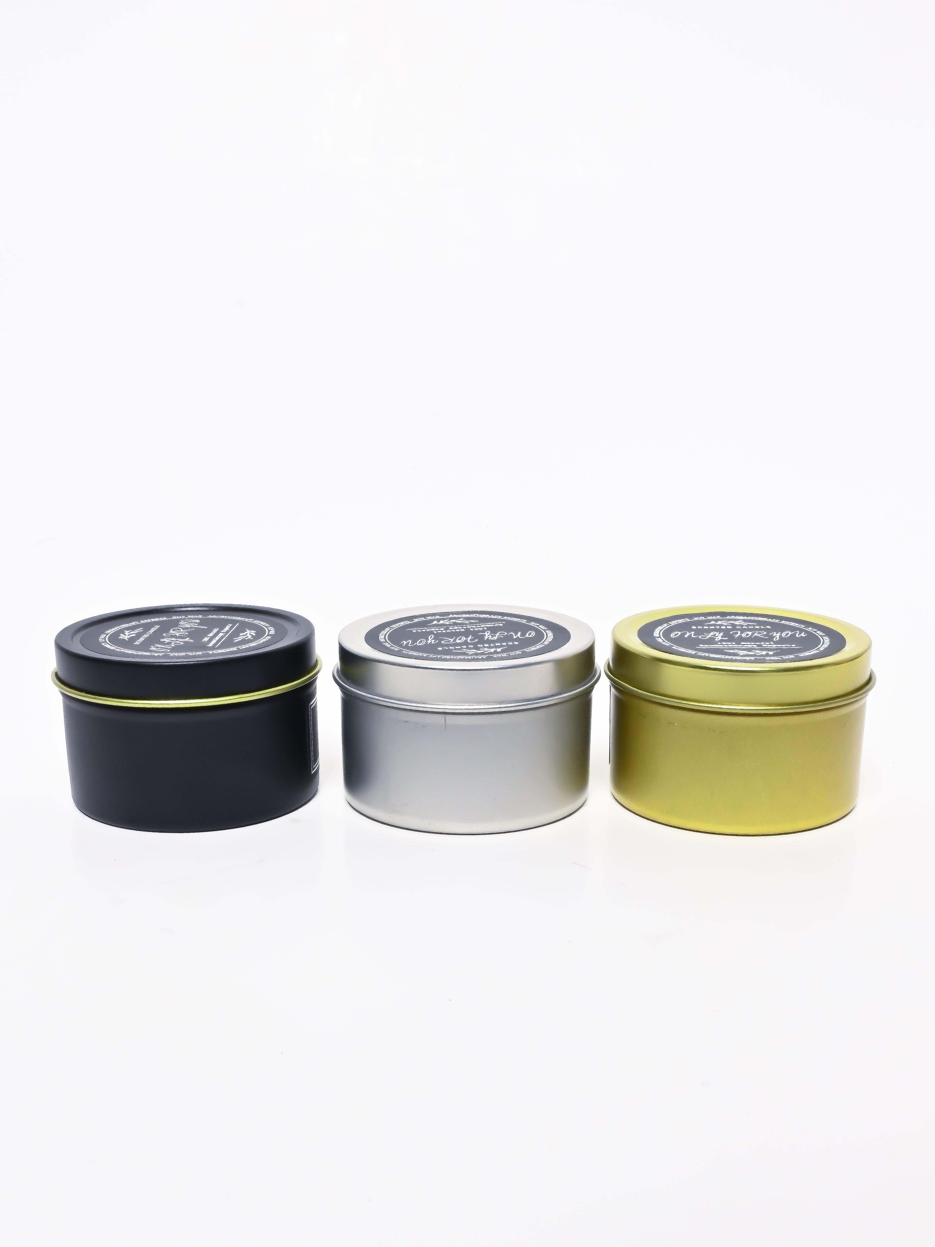 The Dark Aroma Trio - 3 Tin Scented Candles in Gift Box
