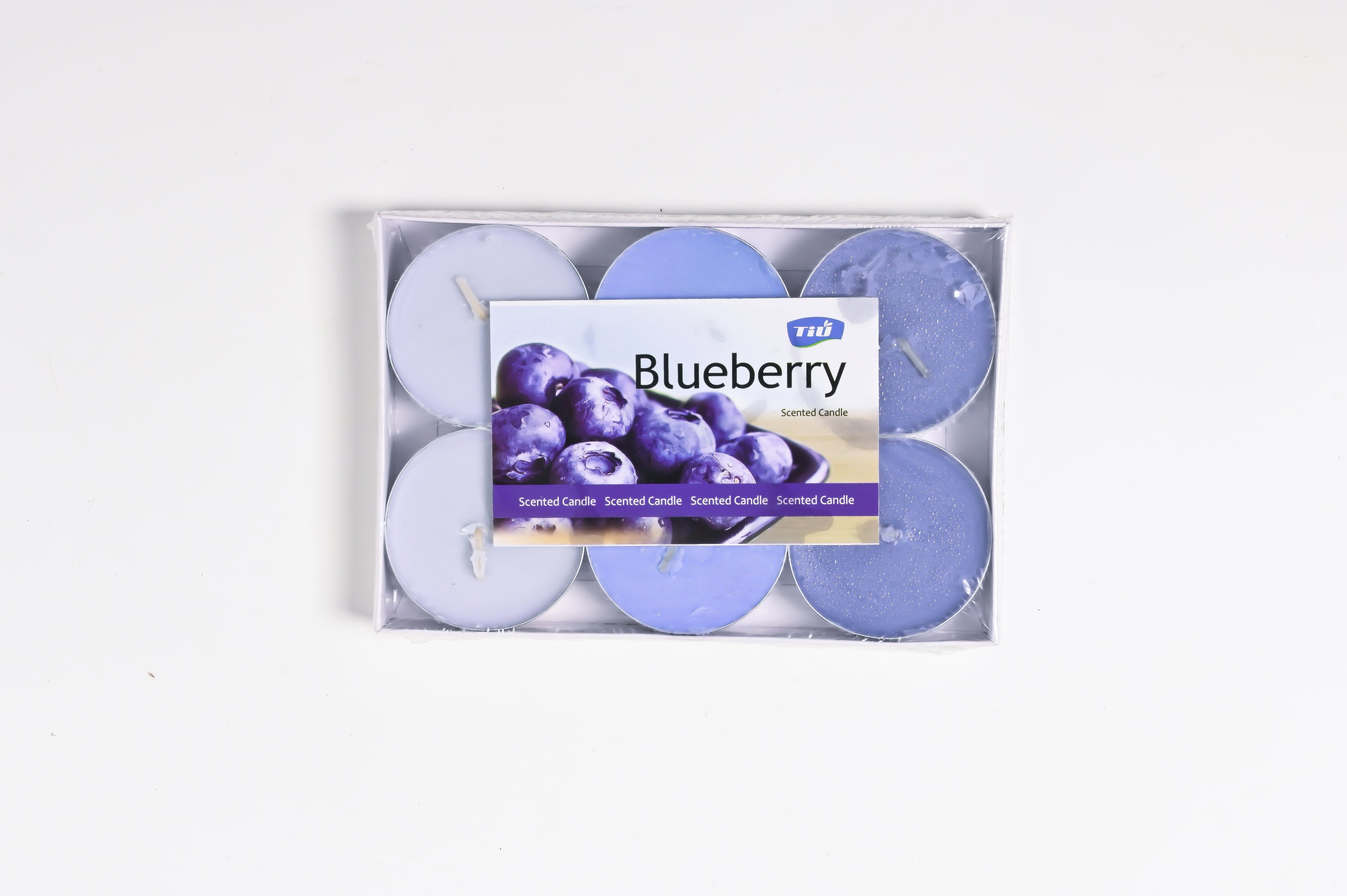 Six Glow Candle Set - 6 Mini Scented Candles Per Box