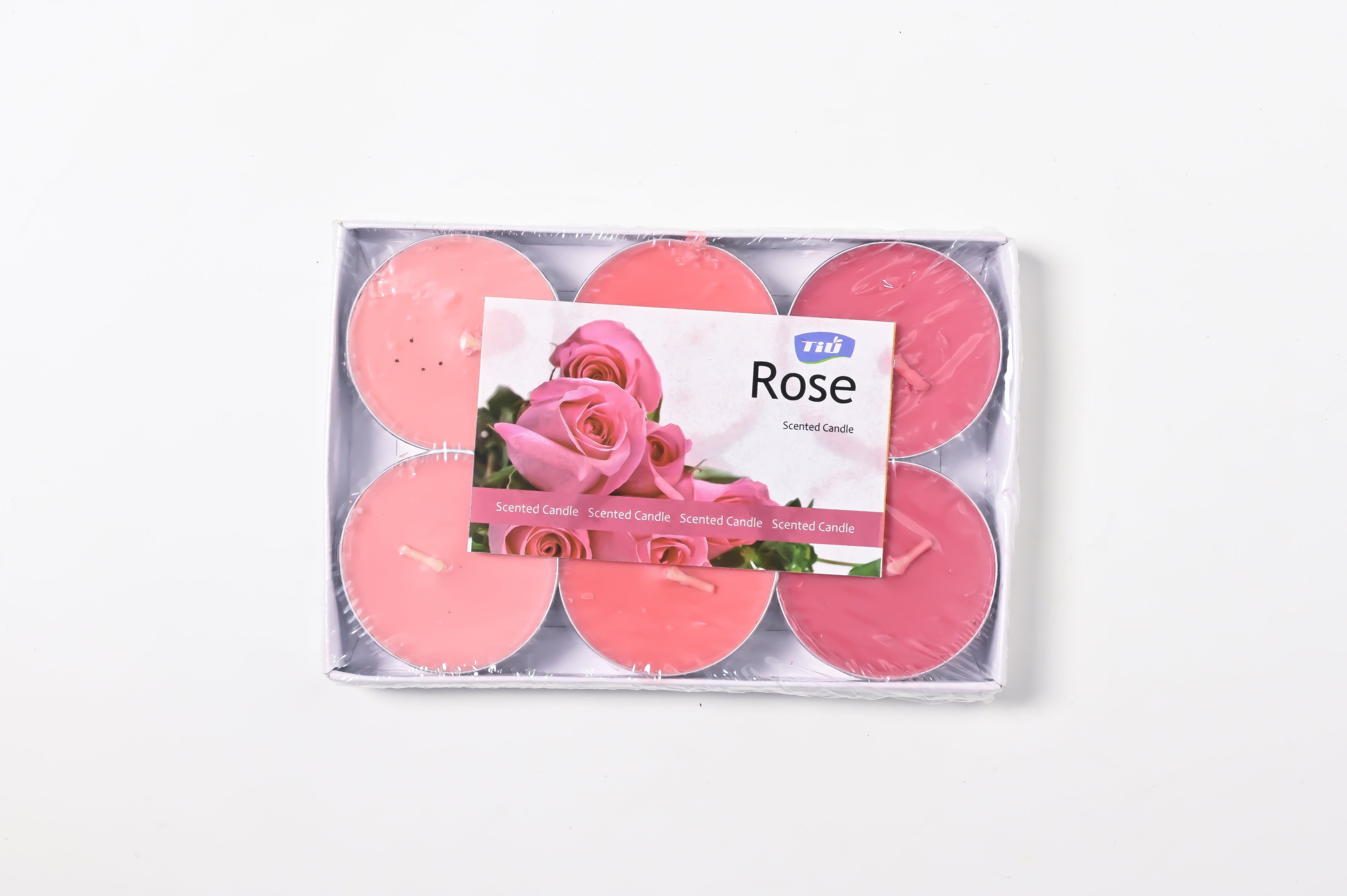 Six Glow Candle Set - 6 Mini Scented Candles Per Box