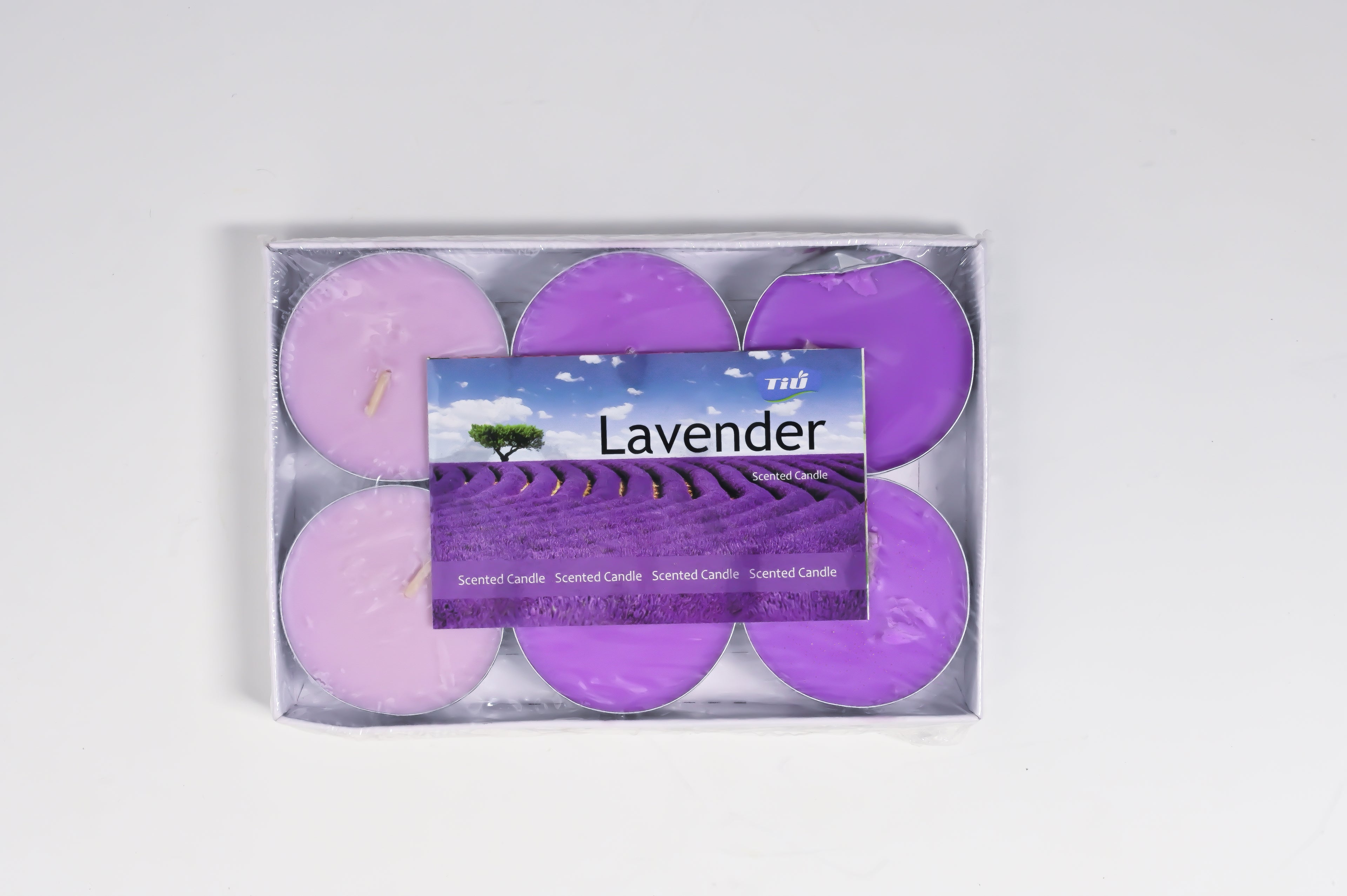 Six Glow Candle Set - 6 Mini Scented Candles Per Box